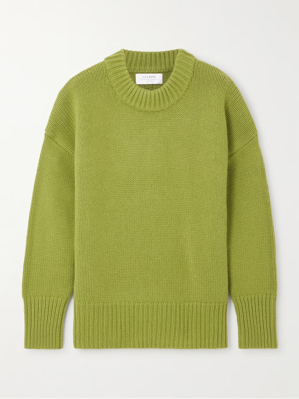La Ligne Marin Olive Green Crewneck Sweater XXS
